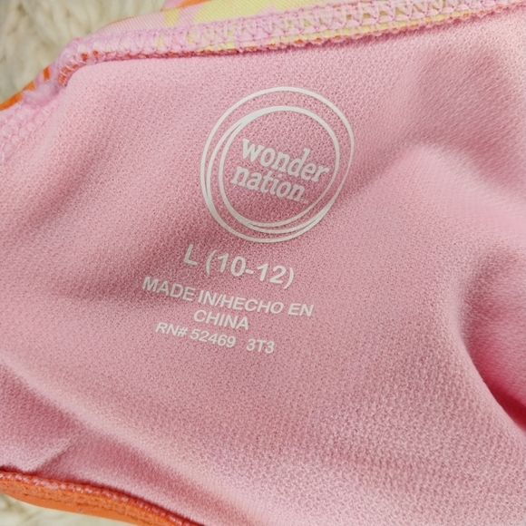 Wonder Nation Girls 2 Piece Bathing Suit - Picture 14 of 14